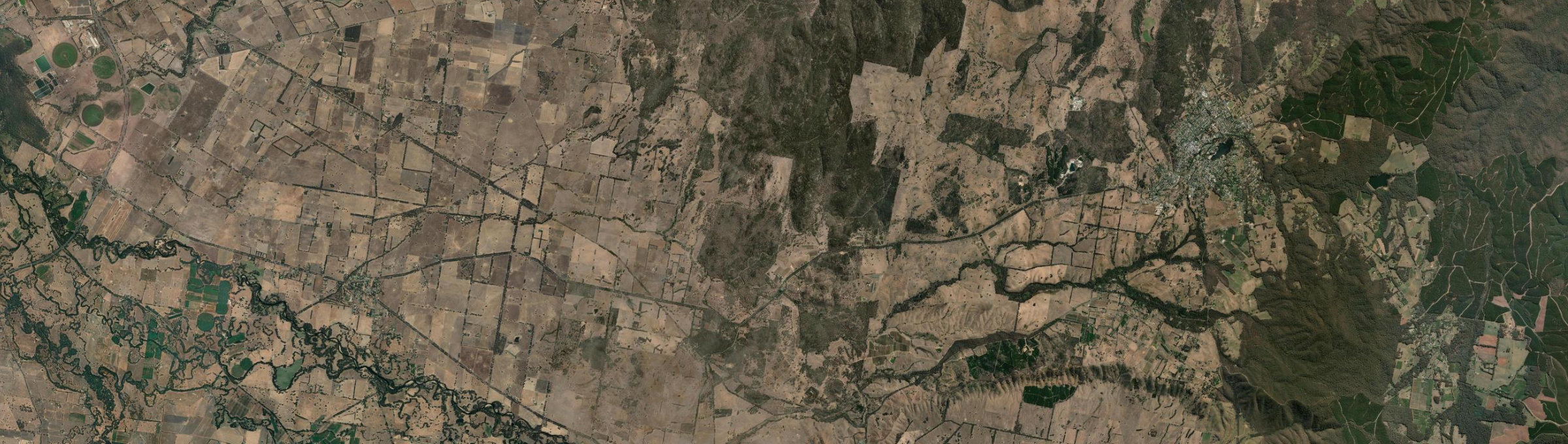 Aerial view of Everton Upper, VIC