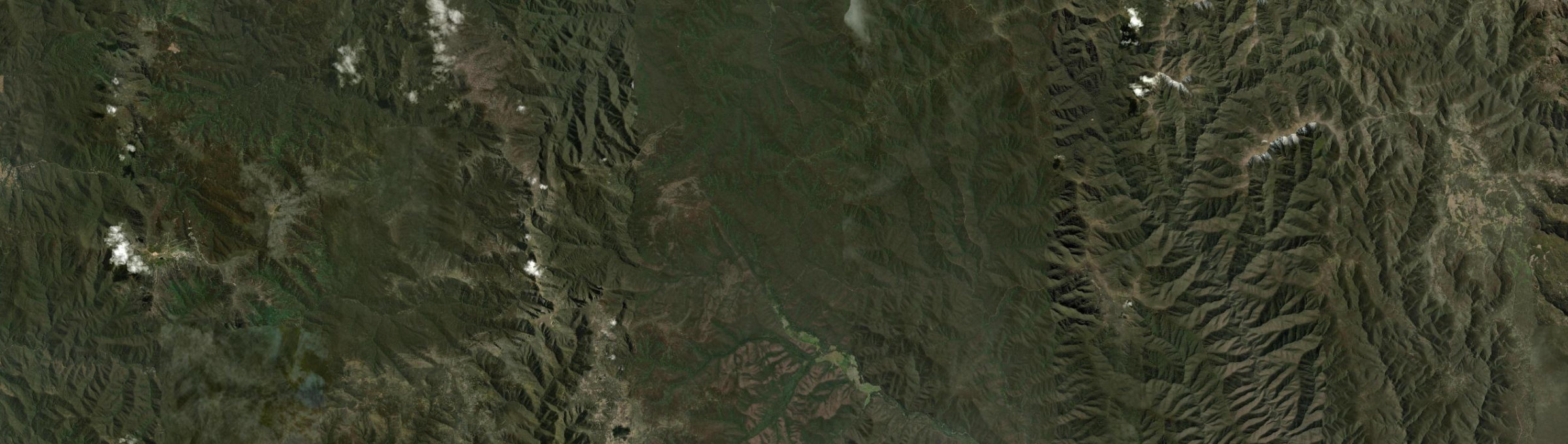 Aerial view of Wonnangatta, VIC