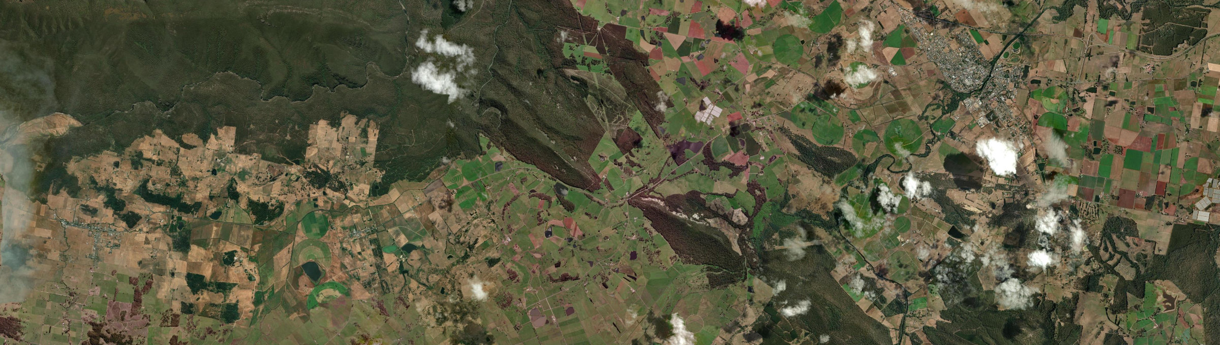 Aerial view of Needles, TAS