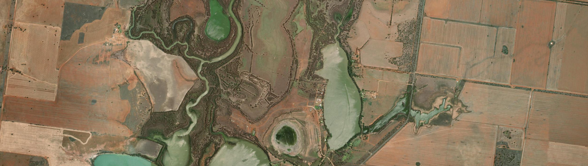 Aerial view of Curlew Waters, NSW