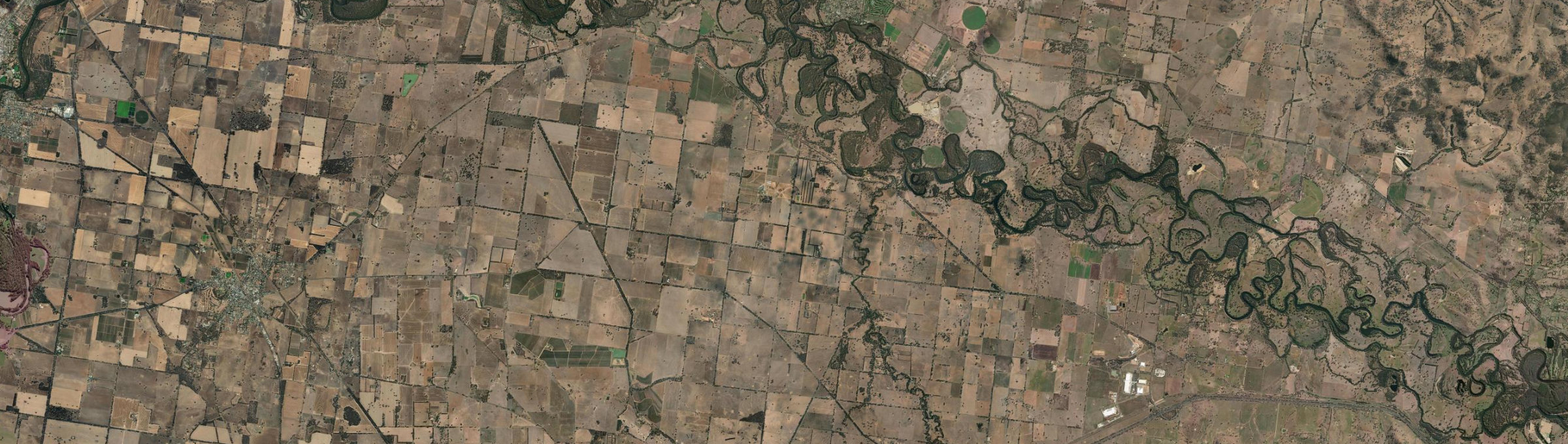 Aerial view of Browns Plains (Vic.), VIC