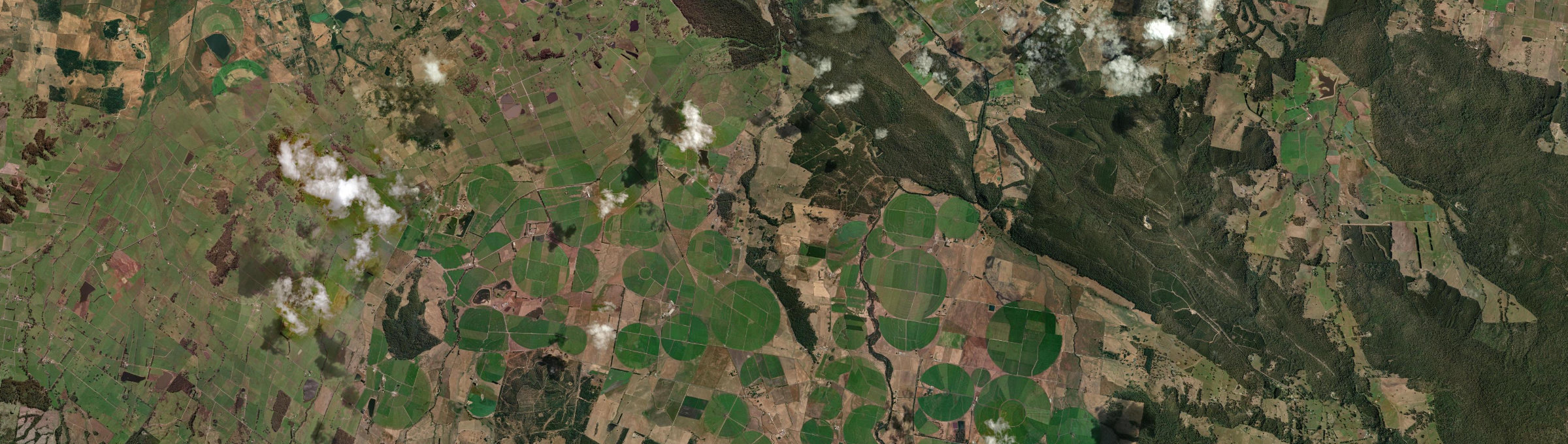 Aerial view of Montana, TAS