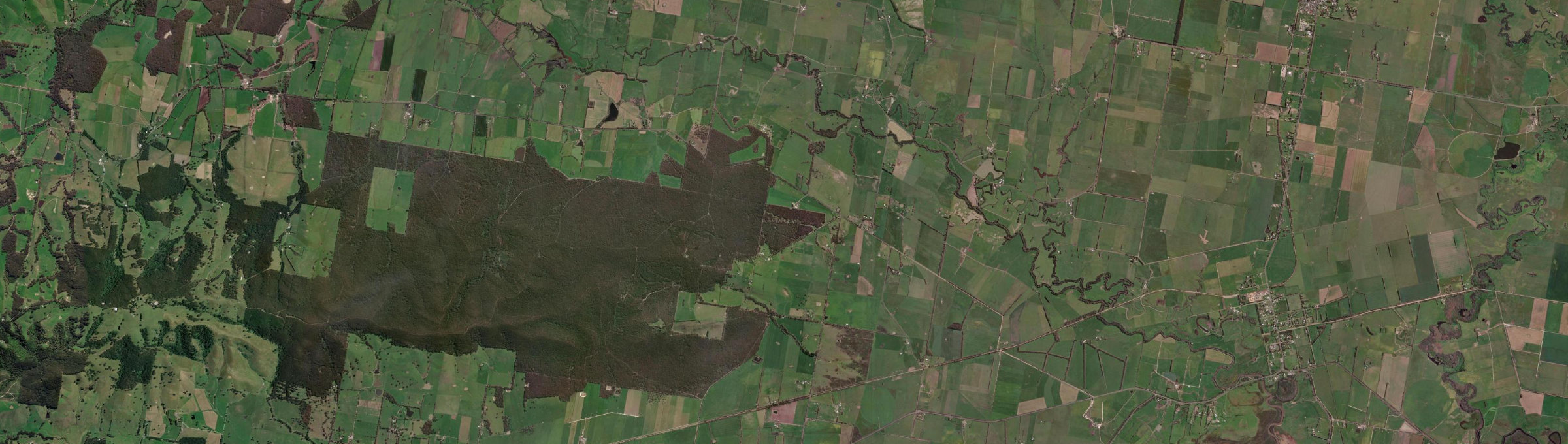 Aerial view of Alberton West, VIC