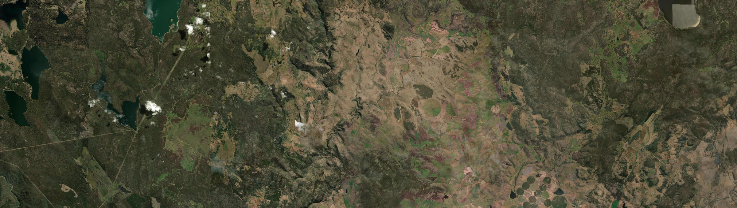Aerial view of Hermitage, TAS