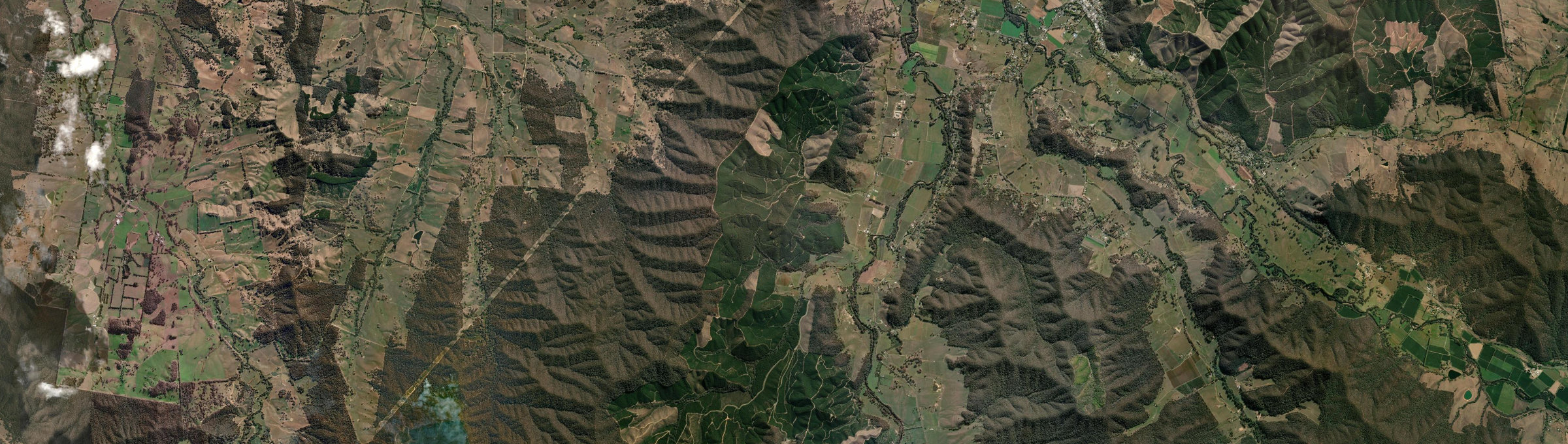 Aerial view of Merriang South, VIC