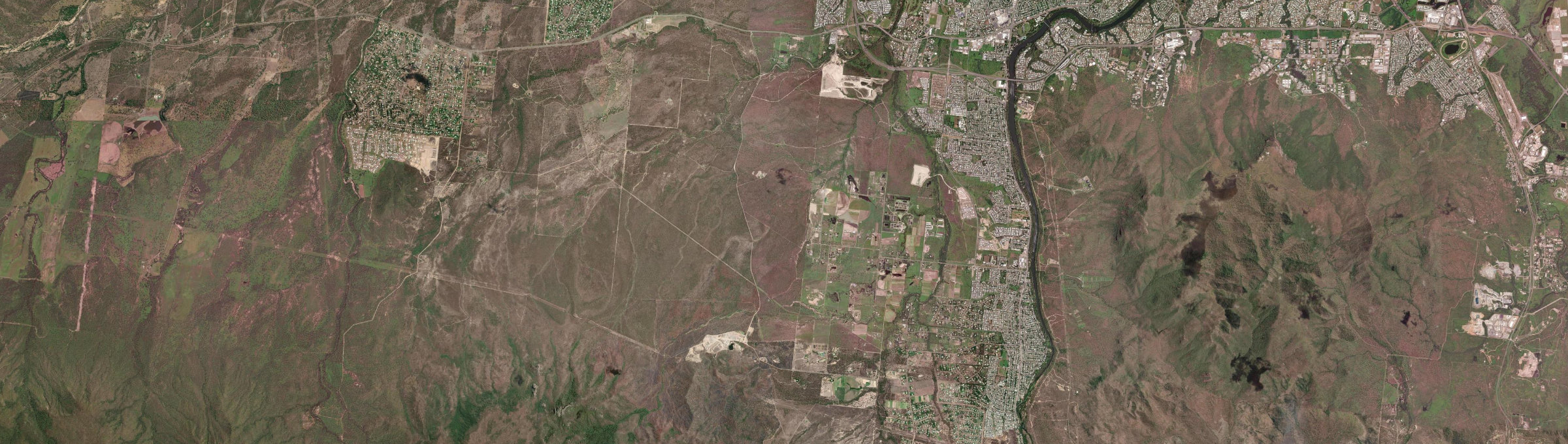 Aerial view of Gumlow, QLD