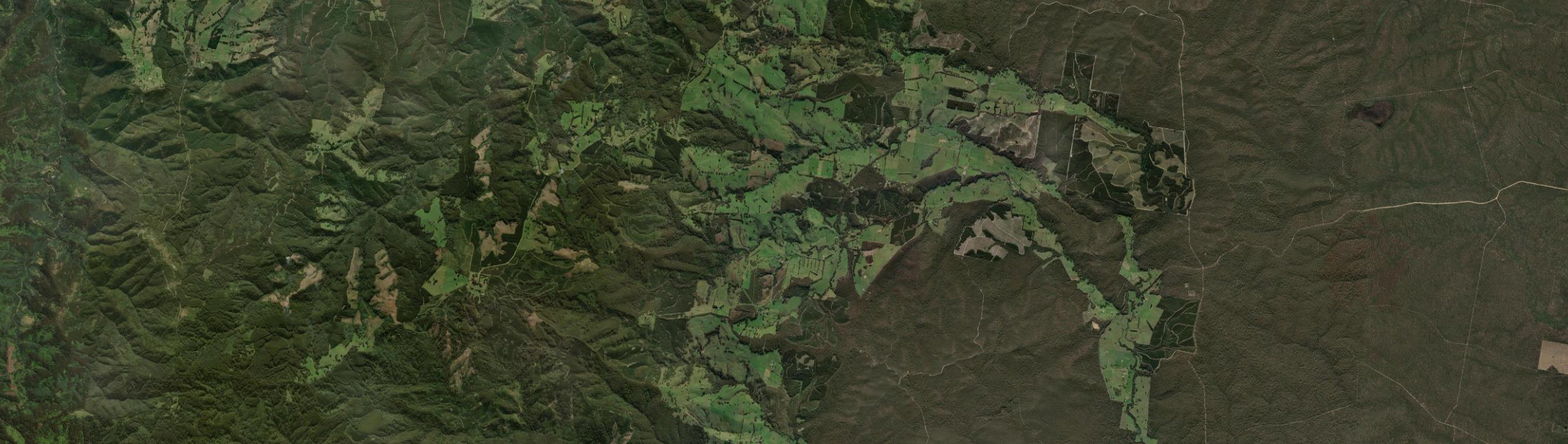 Aerial view of Carrajung Lower, VIC