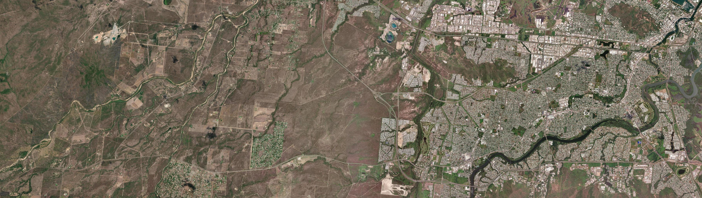 Aerial view of Bohle Plains, QLD