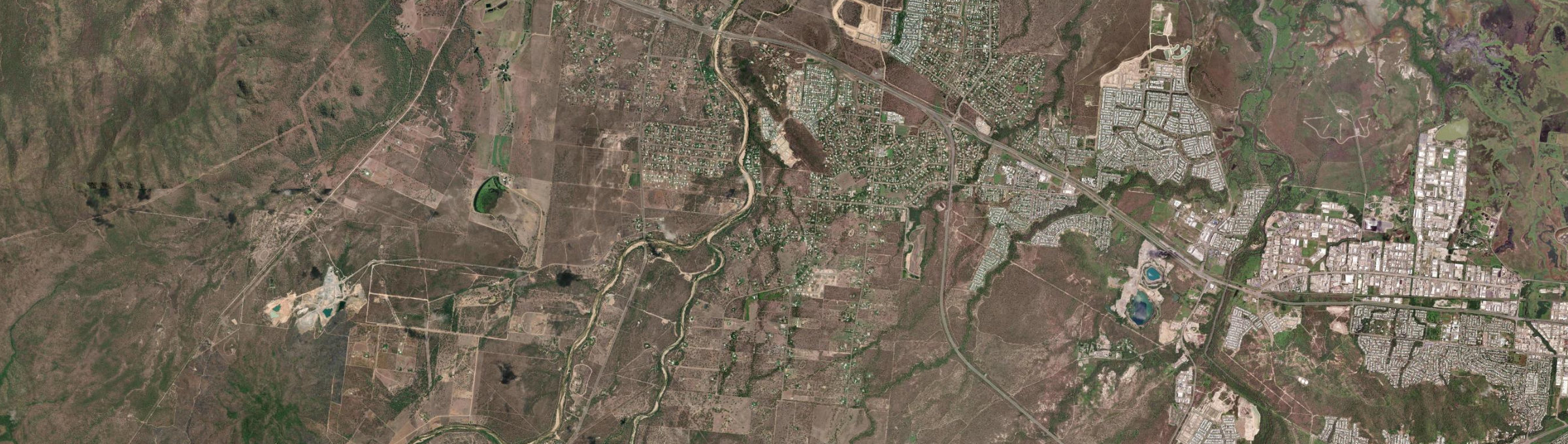Aerial view of Jensen, QLD
