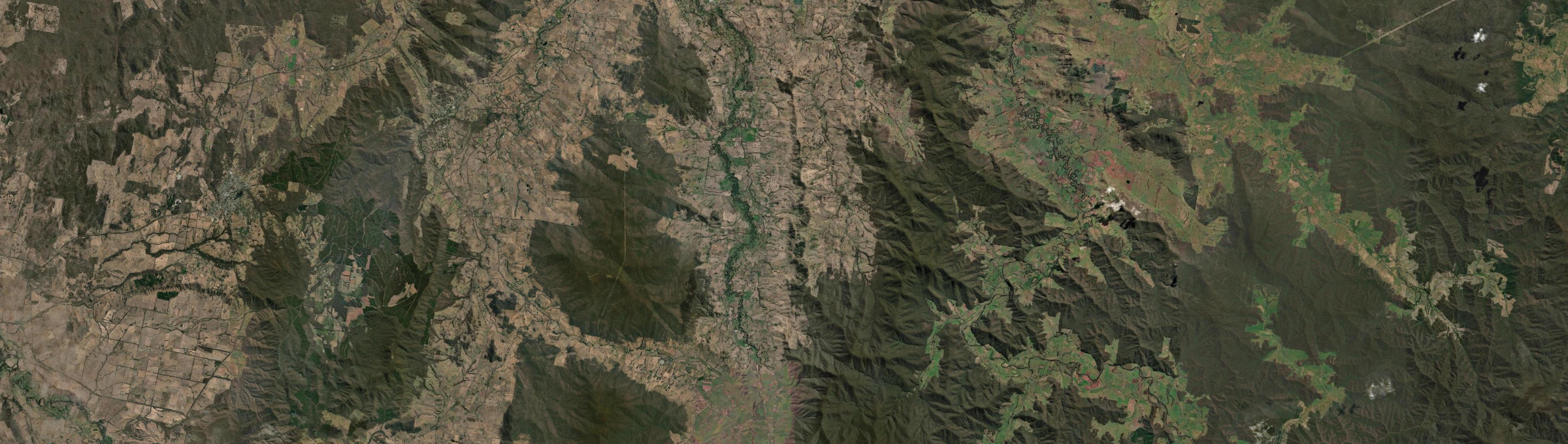 Aerial view of Gundowring, VIC