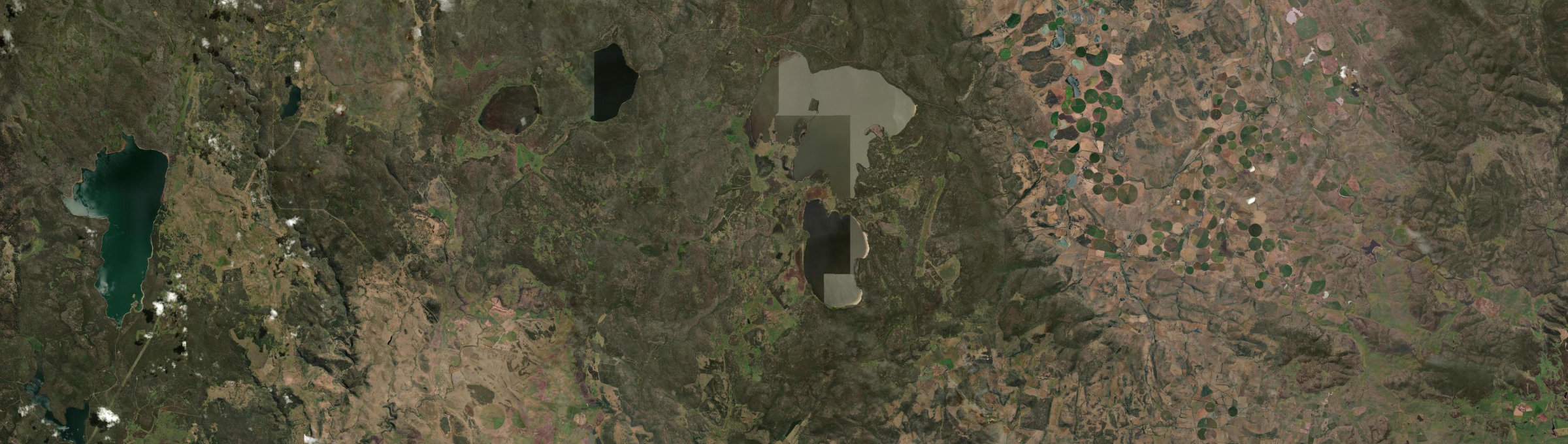 Aerial view of Interlaken, TAS