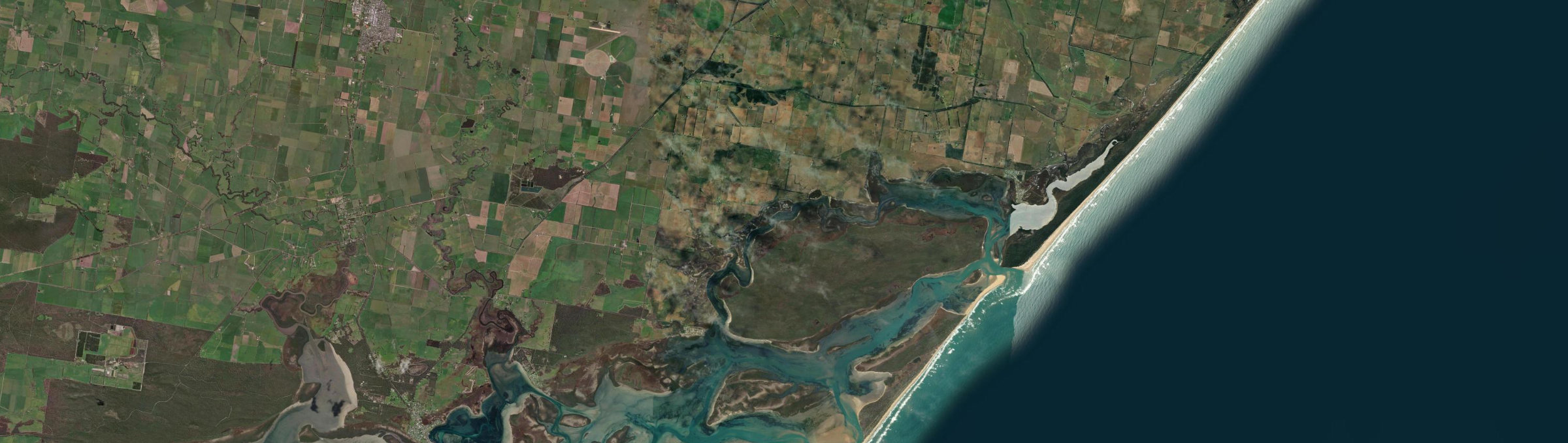 Aerial view of Hunterston, VIC