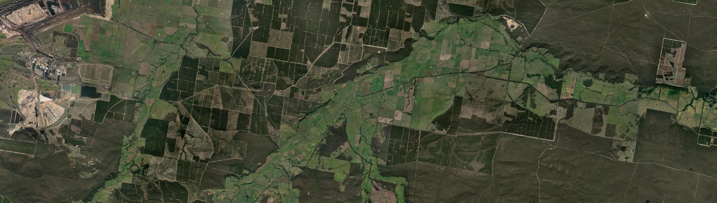 Aerial view of Hiamdale, VIC