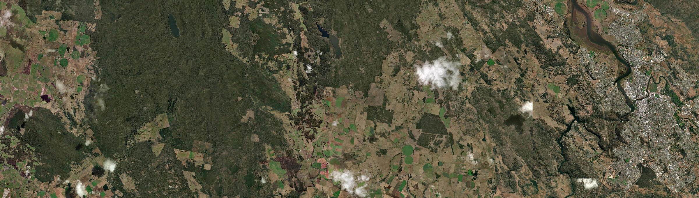 Aerial view of Selbourne, TAS