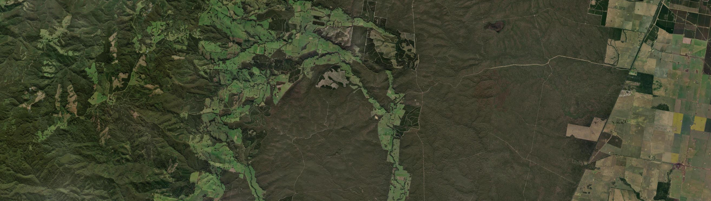 Aerial view of Carrajung South, VIC