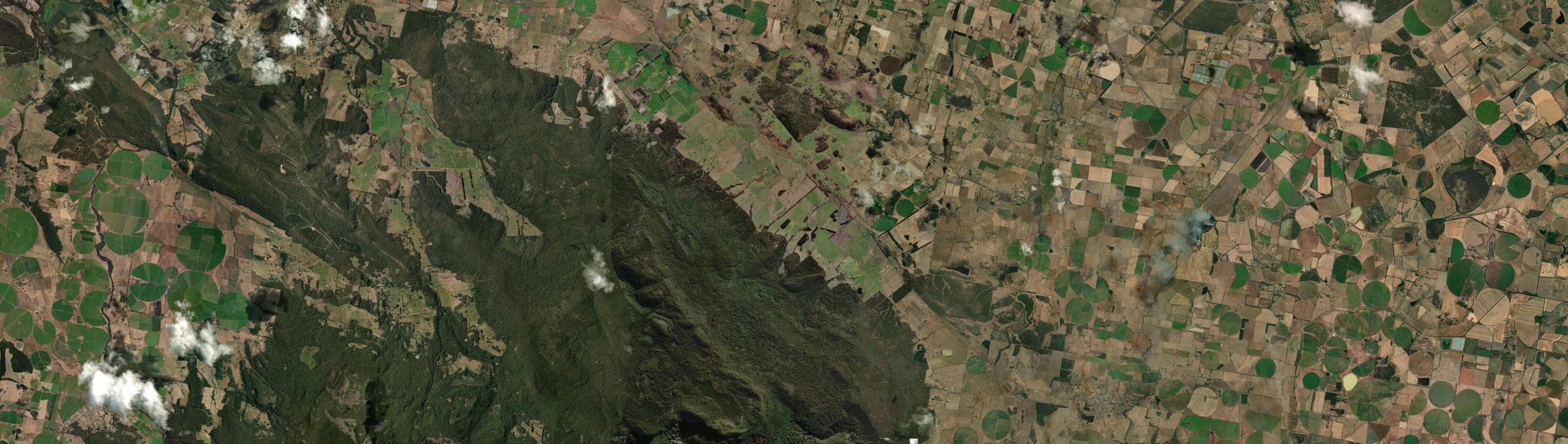 Aerial view of Cluan, TAS