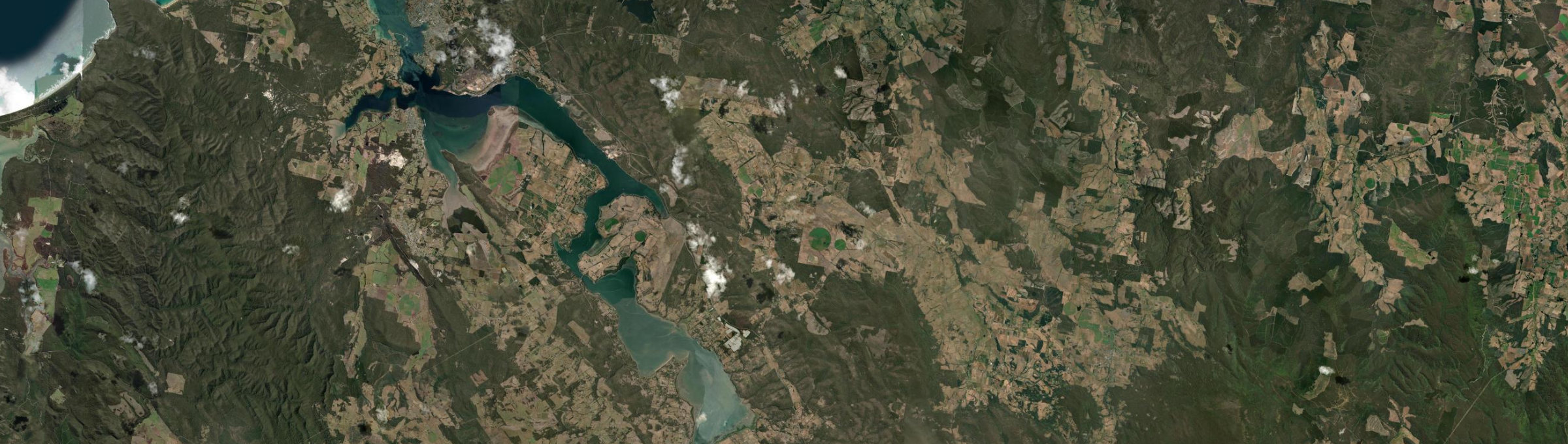 Aerial view of Mount Direction, TAS