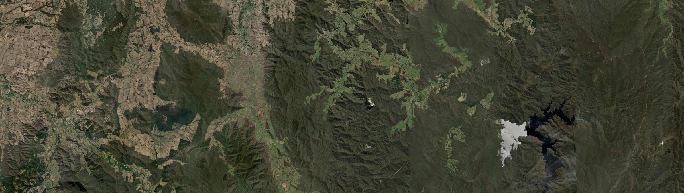 Aerial view of Eskdale (Vic.), VIC
