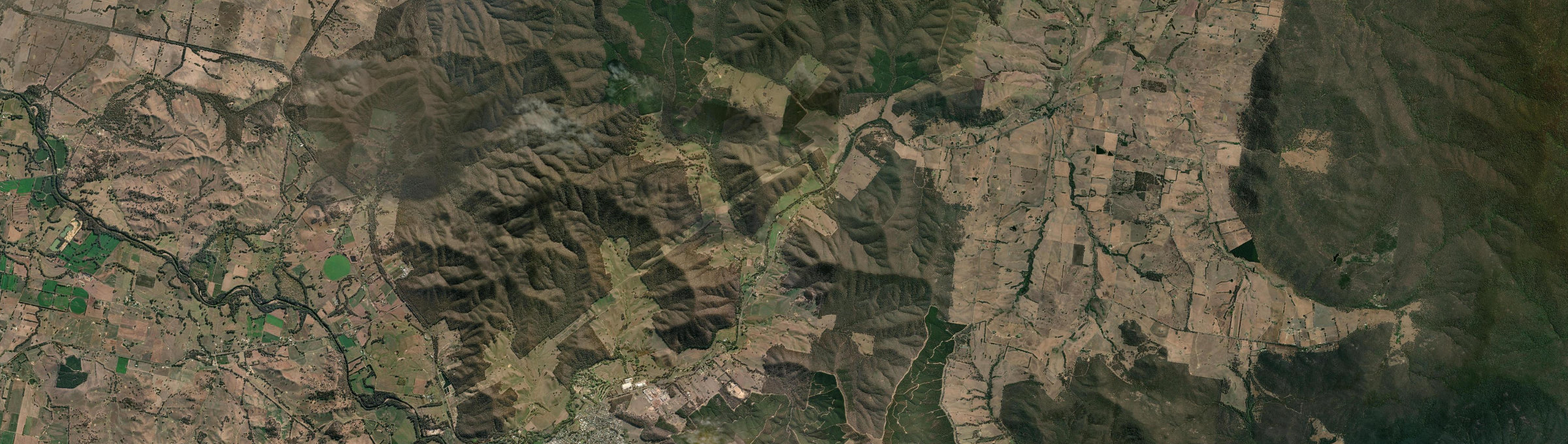 Aerial view of Barwidgee, VIC
