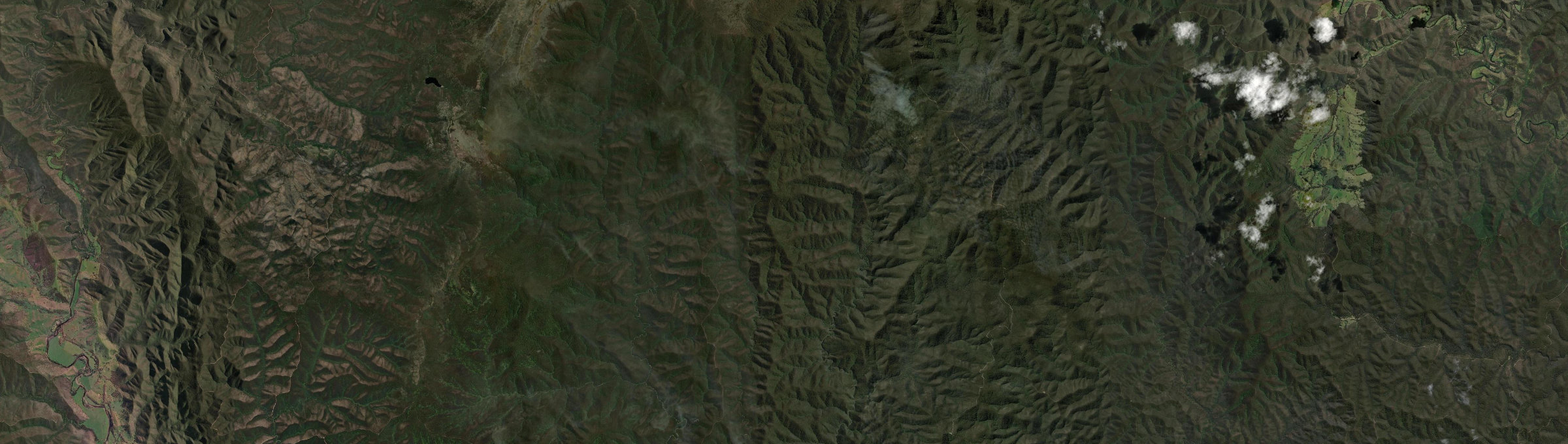 Aerial view of Wrathung, VIC