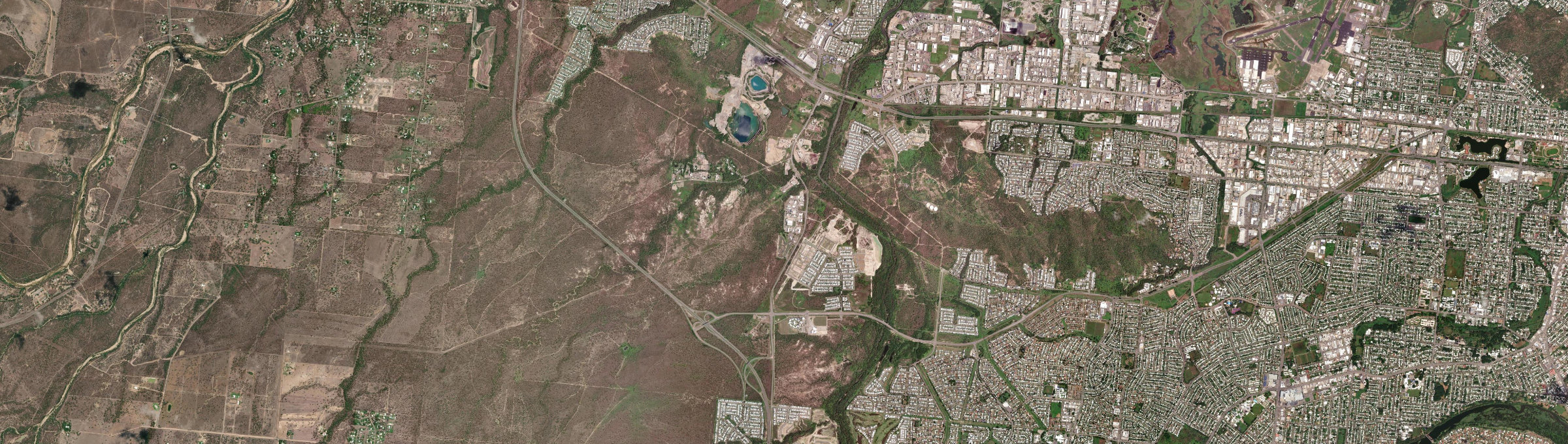 Aerial view of Shaw, QLD