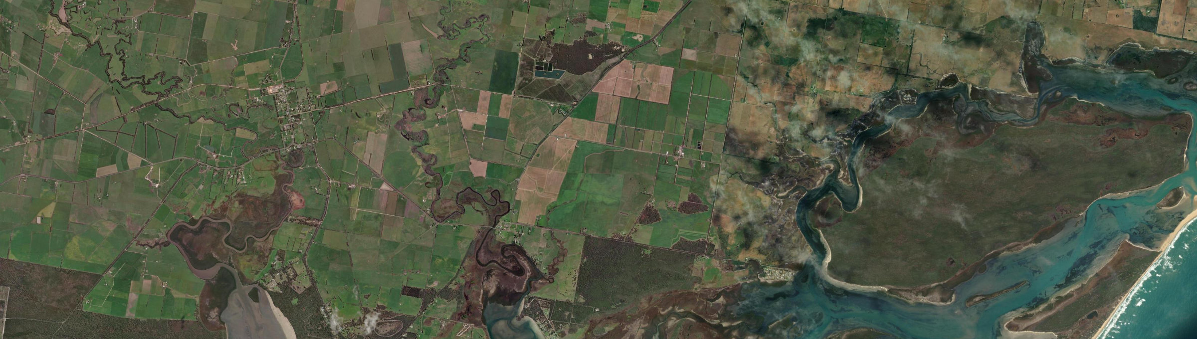 Aerial view of Tarraville, VIC