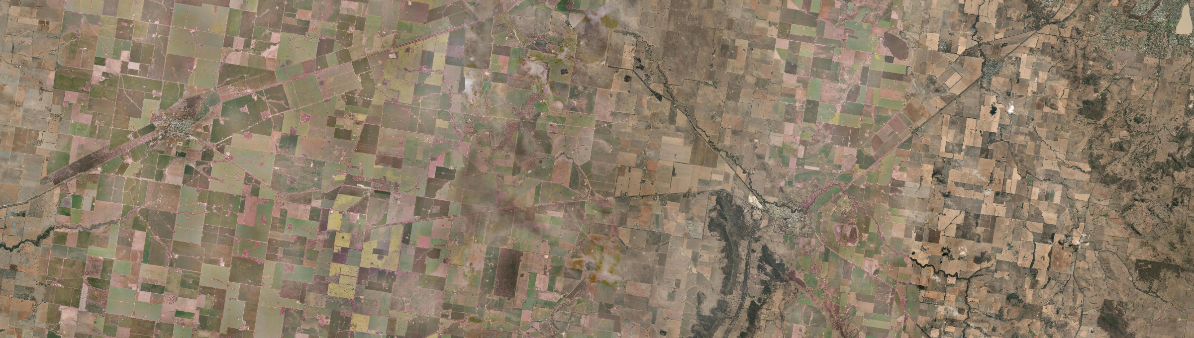 Aerial view of Tootool, NSW