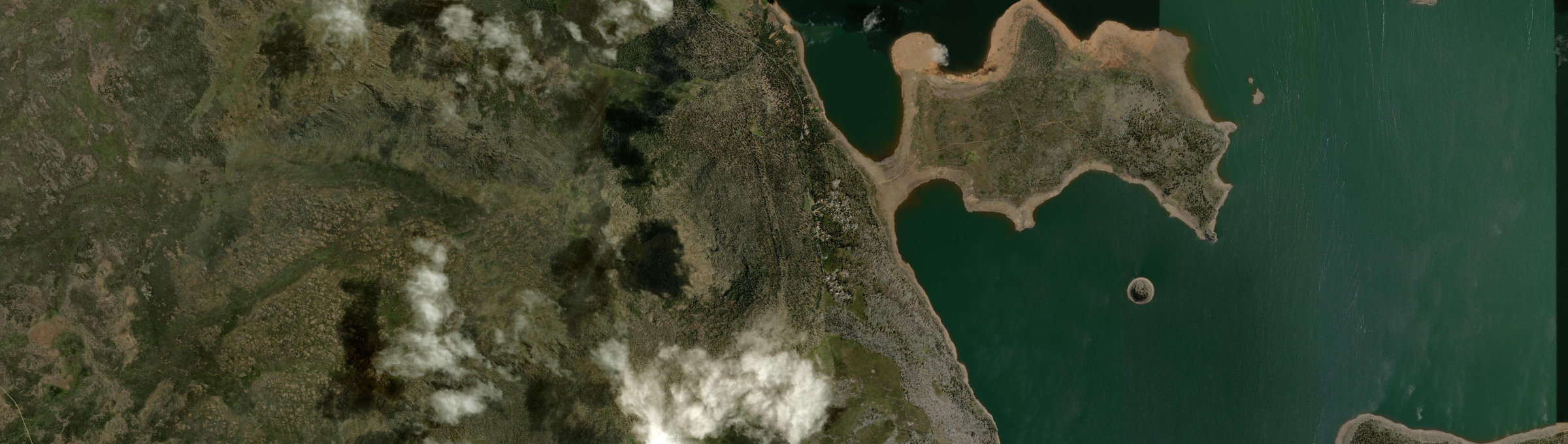 Aerial view of Reynolds Neck, TAS