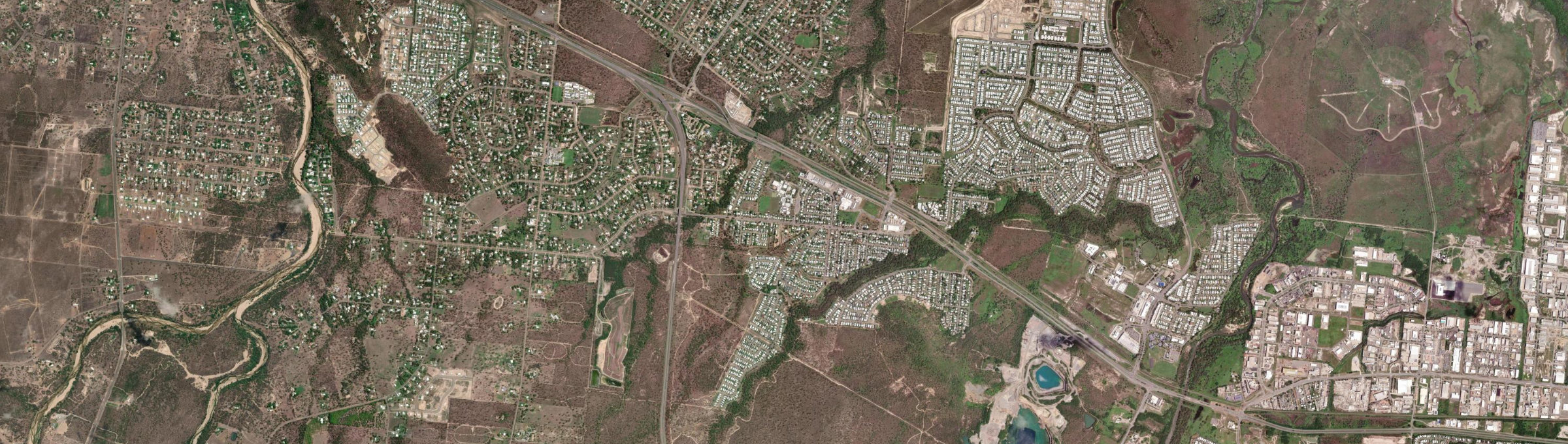 Aerial view of Deeragun, QLD