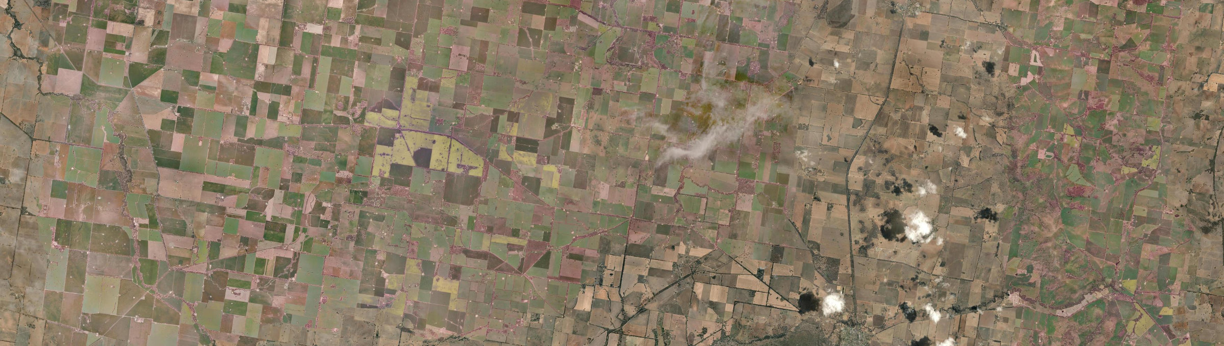 Aerial view of Munyabla, NSW