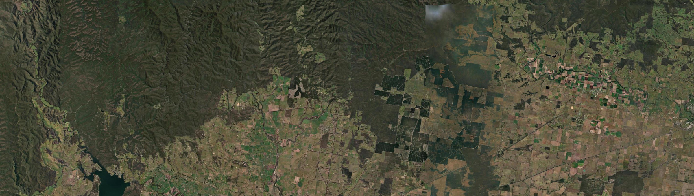 Aerial view of Briagolong, VIC