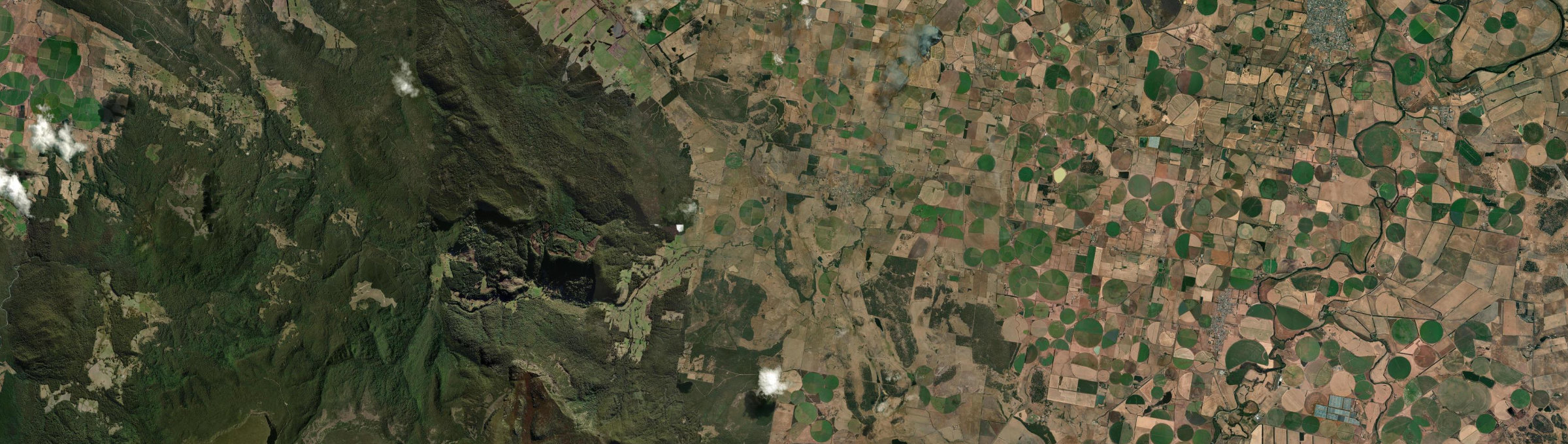 Aerial view of Bracknell, TAS