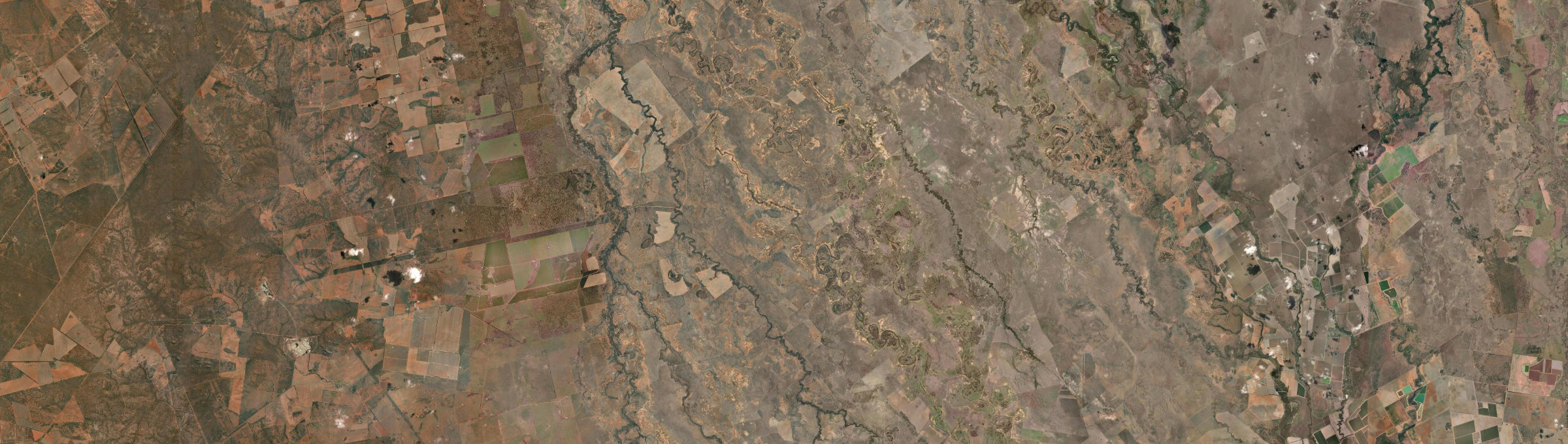 Aerial view of Murrawombie, NSW