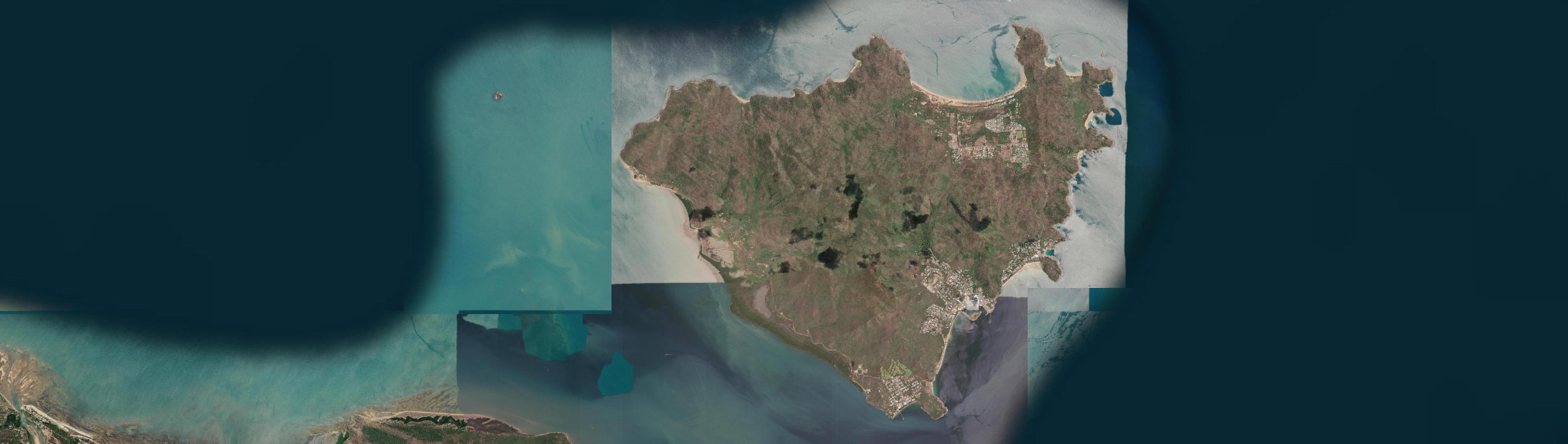 Aerial view of West Point, QLD