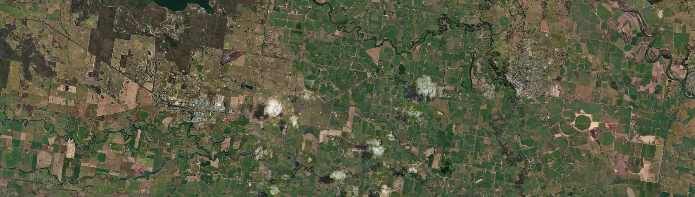 Aerial view of Tinamba, VIC