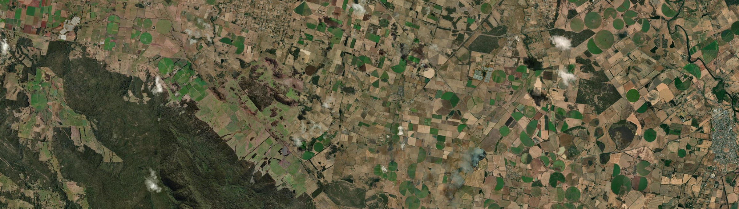 Aerial view of Whitemore, TAS
