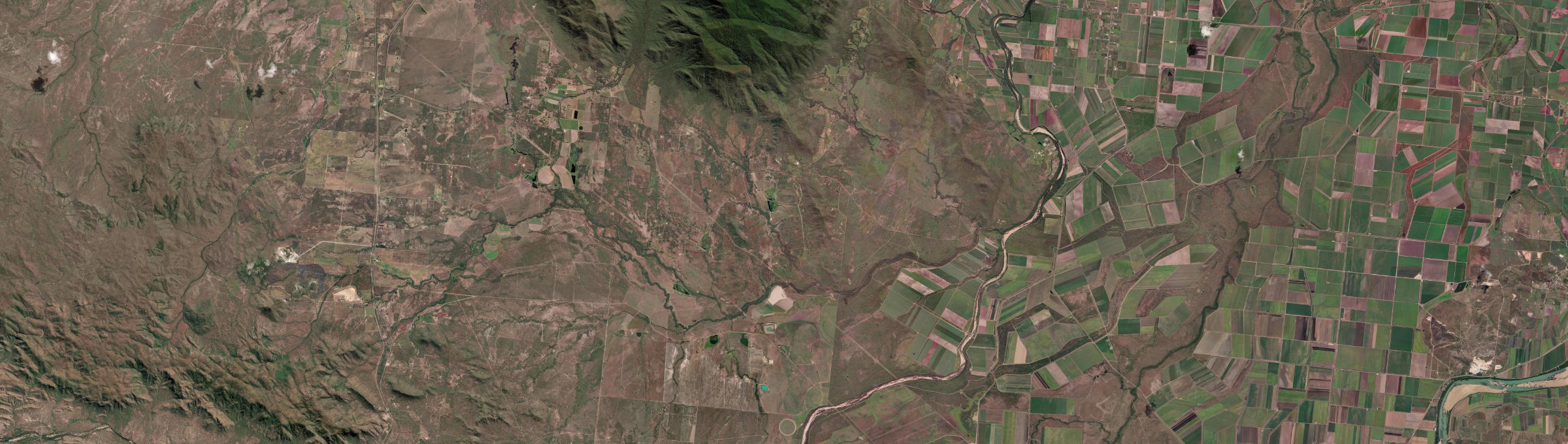 Aerial view of Majors Creek (Qld), QLD