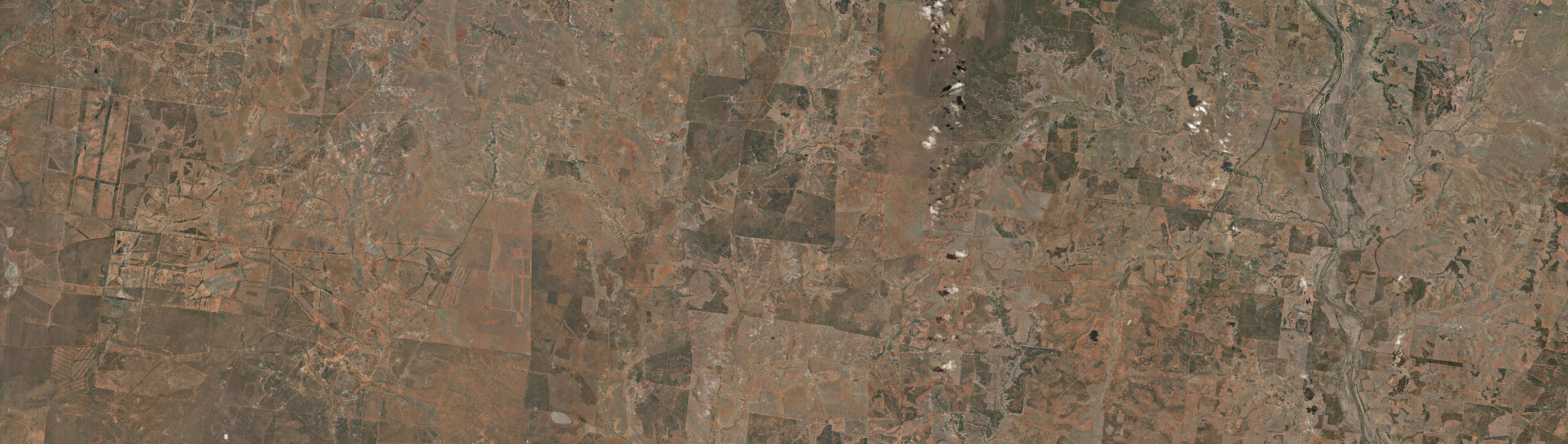 Aerial view of Mungallala South, QLD