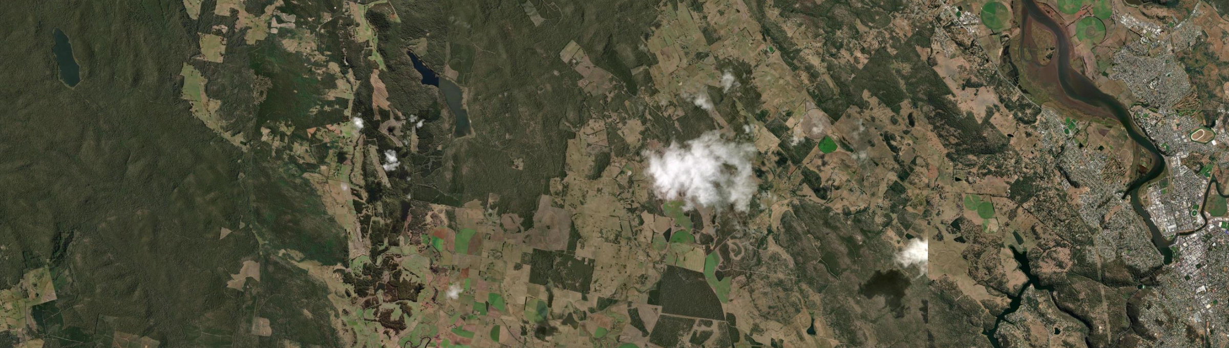 Aerial view of Rosevale (Tas.), TAS