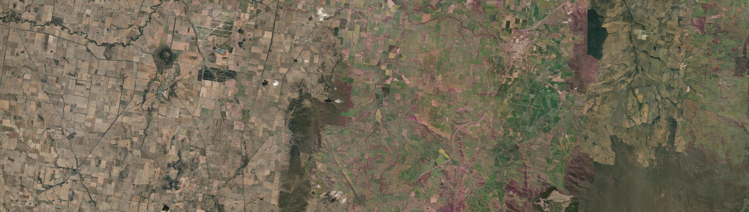Aerial view of Mountain Creek (NSW), NSW