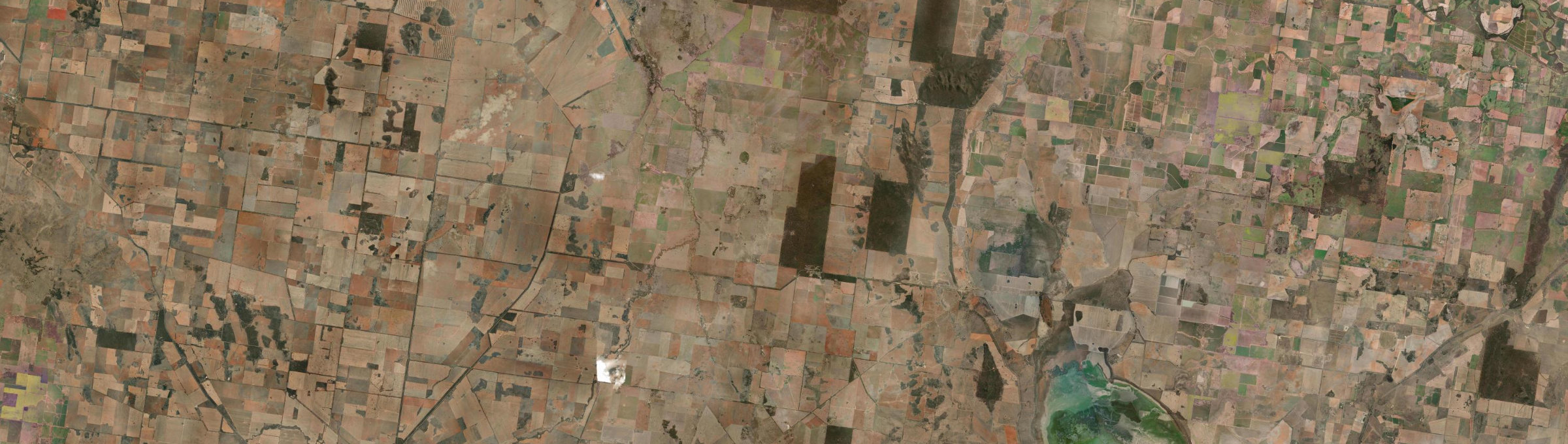 Aerial view of Burcher, NSW