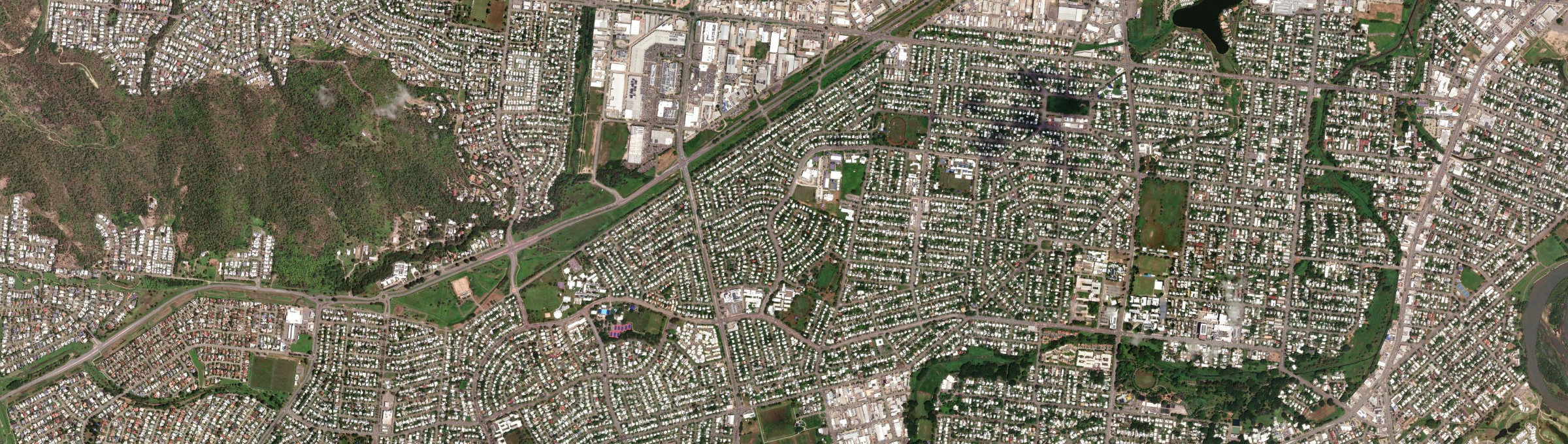 Aerial view of Vincent, QLD