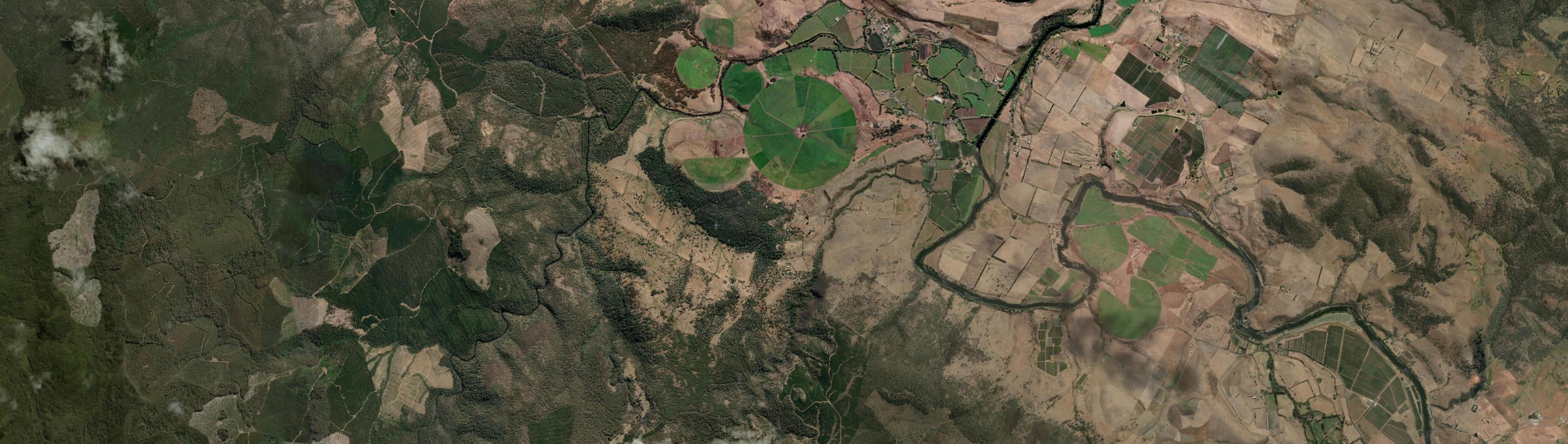 Aerial view of Bushy Park (Tas.), TAS