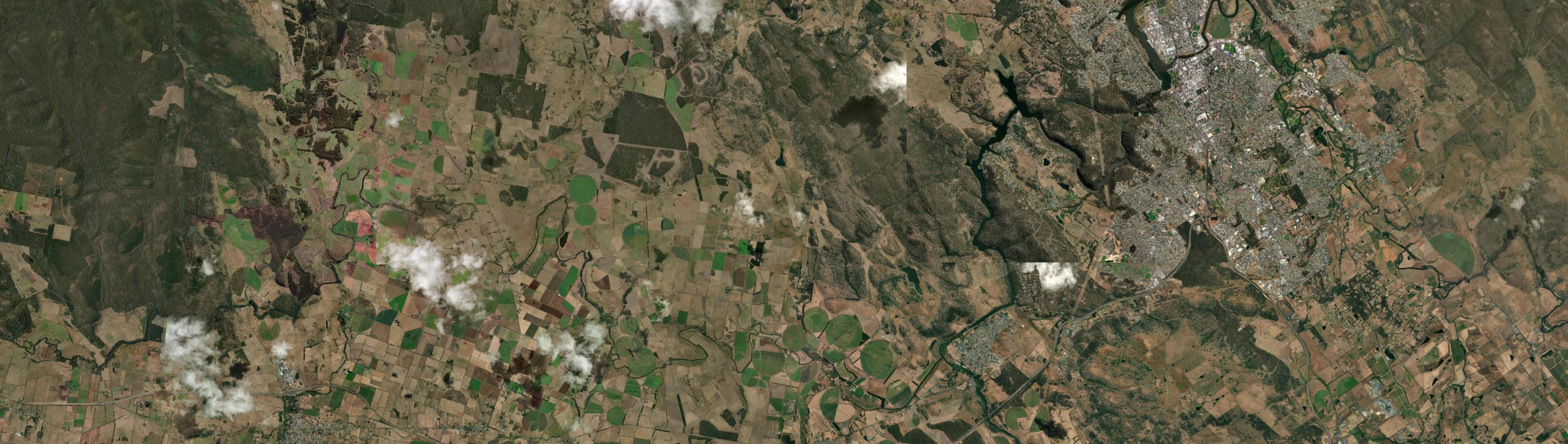 Aerial view of Westwood (Tas.), TAS