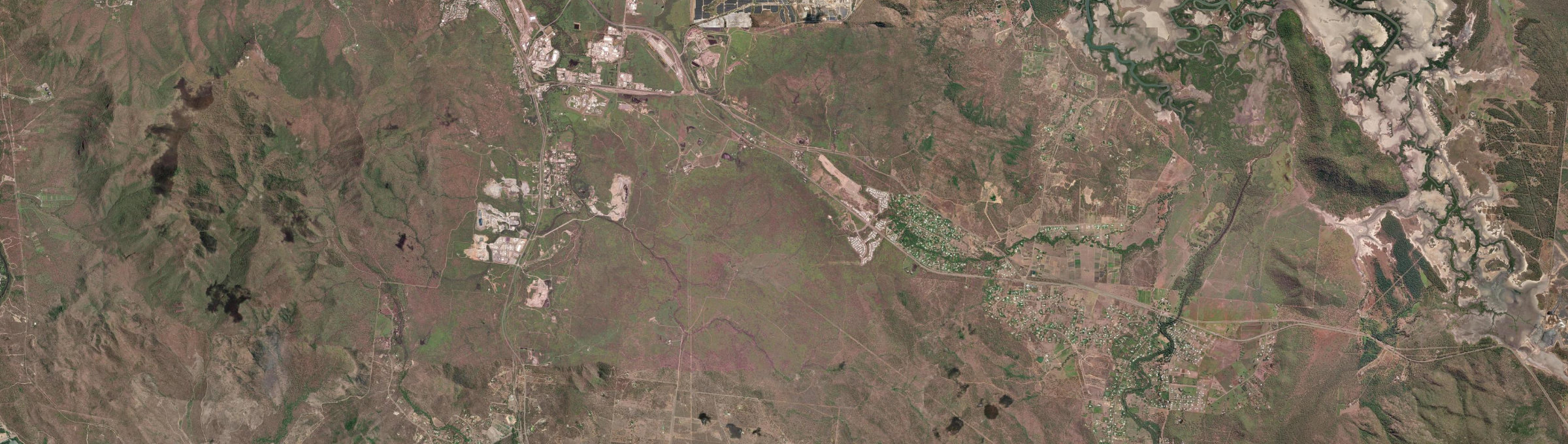 Aerial view of Julago, QLD