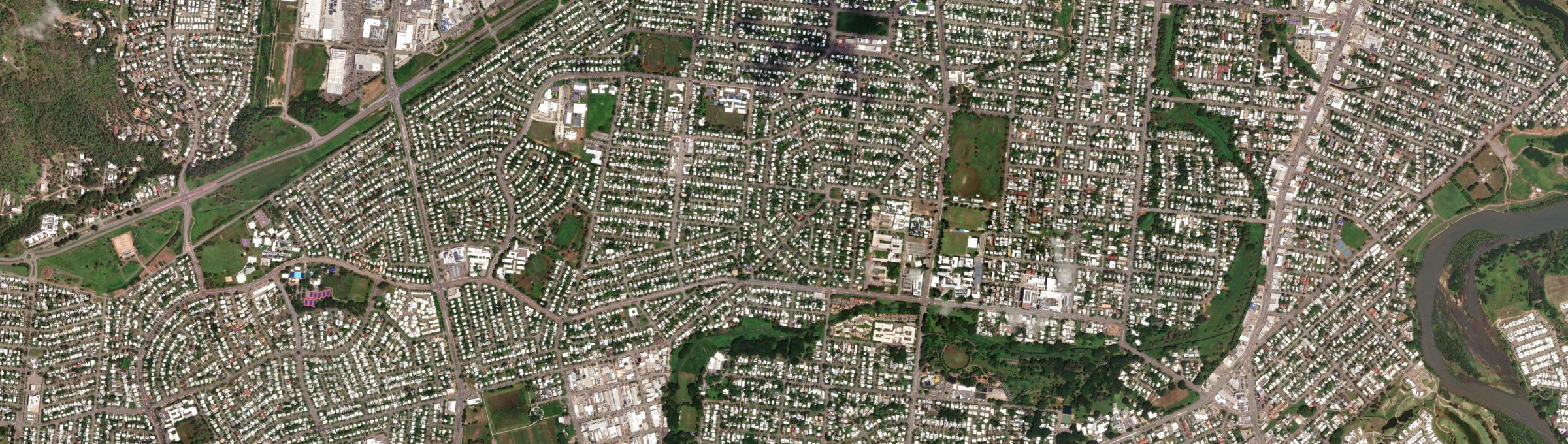 Aerial view of Gulliver, QLD