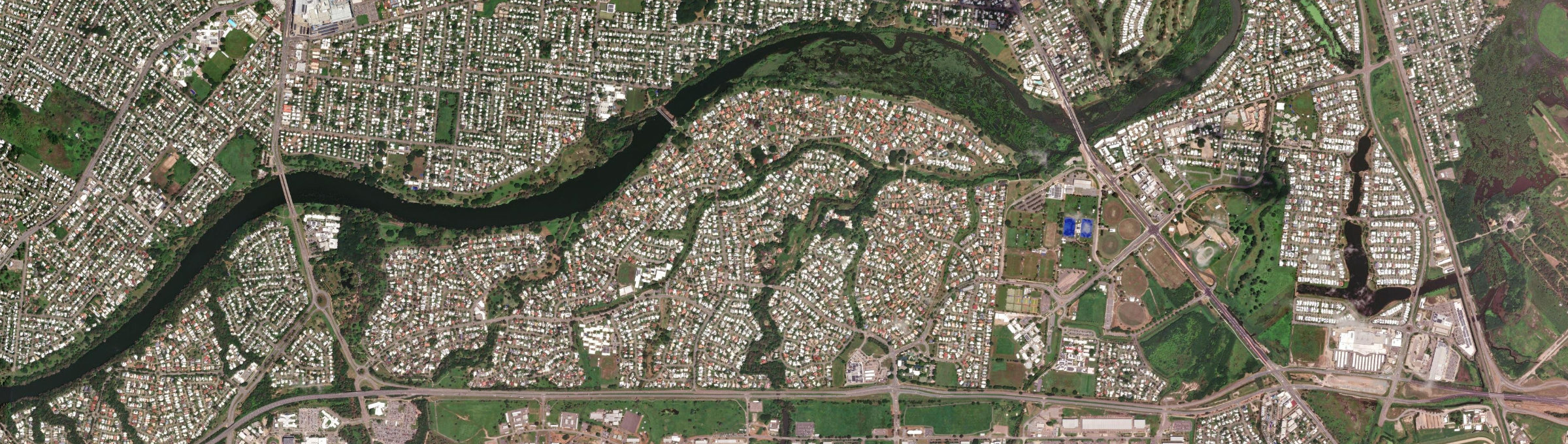 Aerial view of Annandale (Qld), QLD