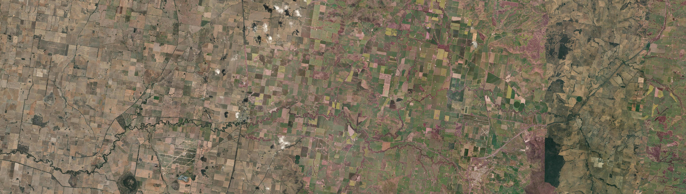 Aerial view of Morven (Greater Hume Shire - NSW), NSW