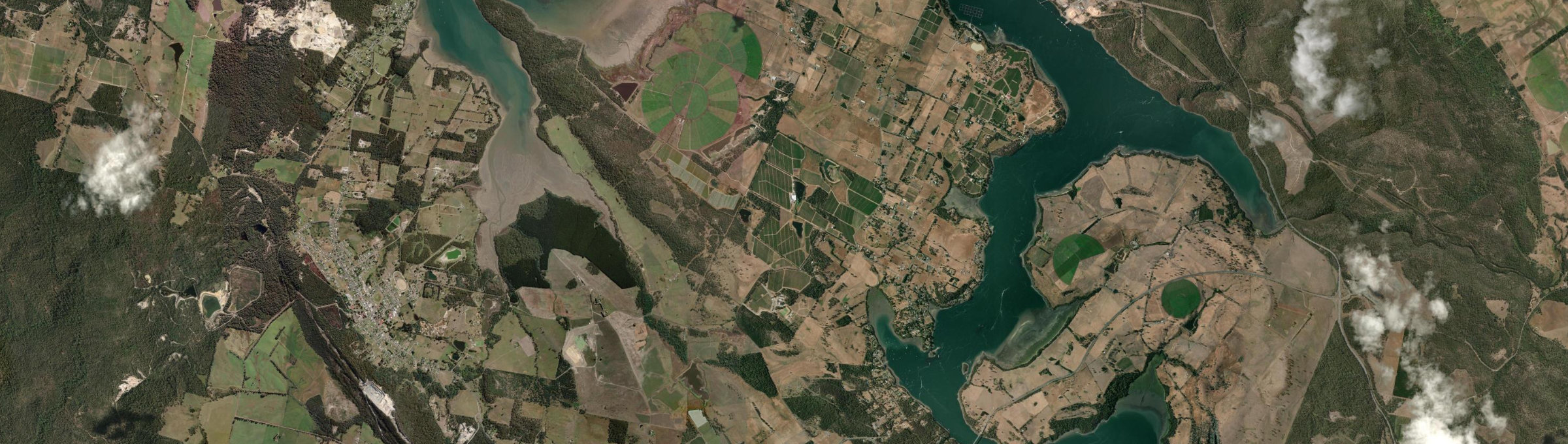 Aerial view of Kayena, TAS