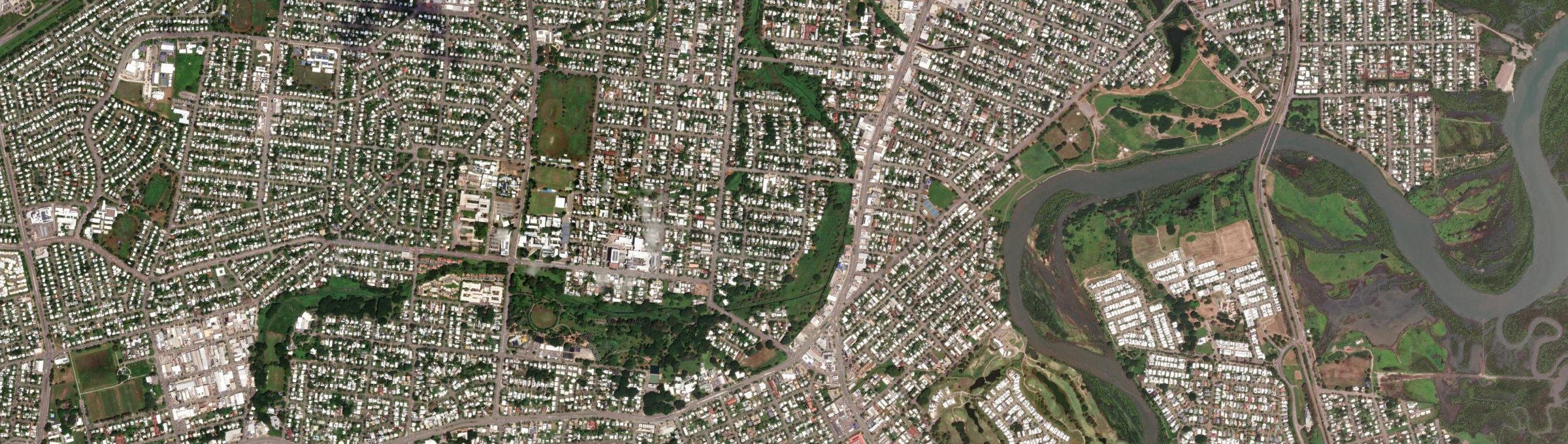 Aerial view of Mysterton, QLD